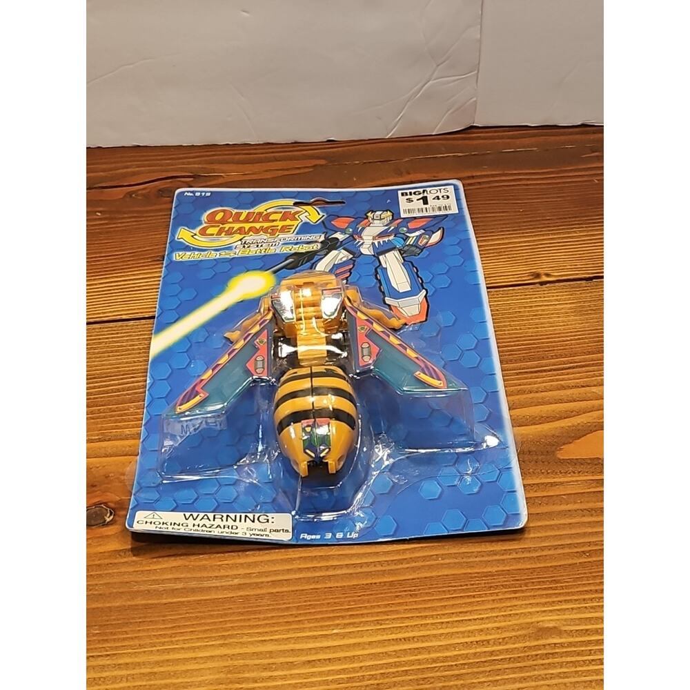 Vintage QUICK CHANGE Transforming System Bug NEW No.‎ 919 Vehicle Battle Robot - Picture 9 of 11